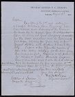 Letter from Adjutant General J. G. Martin to Captain Thomas Sparrow 